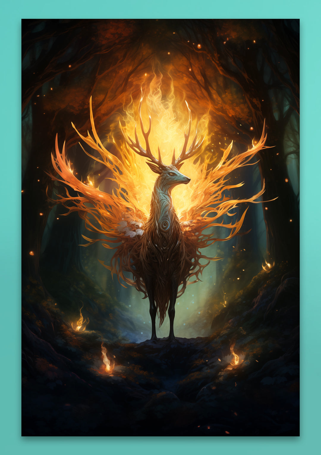 Ember Elk - Wall Poster